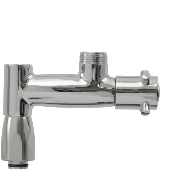 Zuschaltventil Y zur Armatur x 1/2" IG + 3/4" AG MS 75mm