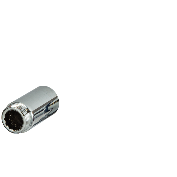 Verlängerung 3/4" L 60 mm gerade aus Messing verchromt zu X54.69.S6.G