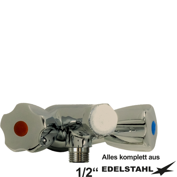 exel Wandbatterie 1/2" Abgang 1/2" unten