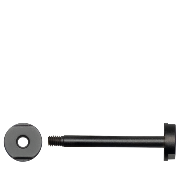 Schraube mit Mutter schwarz