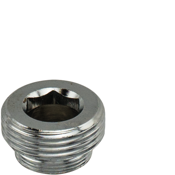 Schraube M20x1 AG x 3/4" AG H15mm Edelstahl
