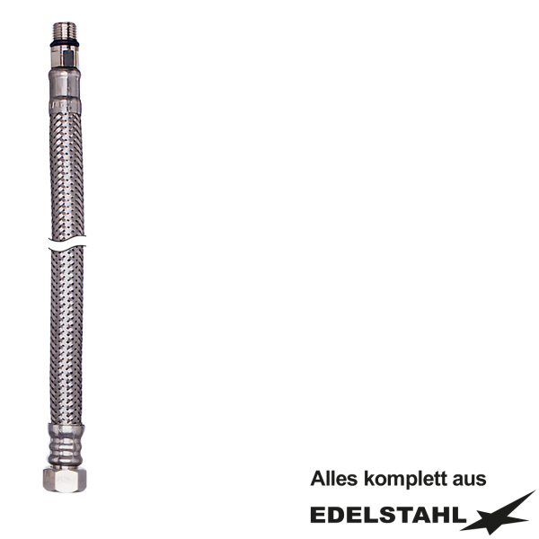 Flex-Verlängerung Ø12x8 L300mm 3/8" IGxAG Edelstahl