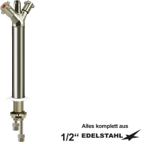 300er-Säulen-ELB-Körper 1 1/4" Stutzen 3/4" VA 300er-Säulen-ELB-Körper 1 1/4" Stutzen 3/4" VA