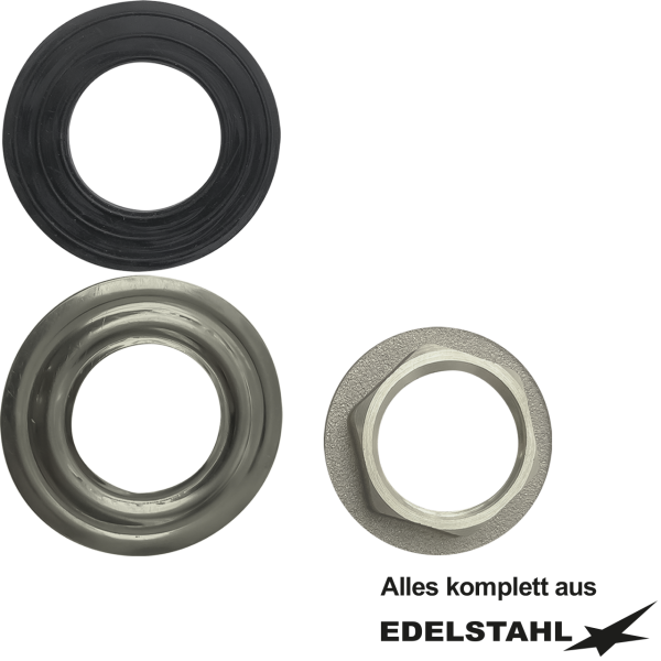 Befestigungssatz ohne Rosette M32x1,5 VA