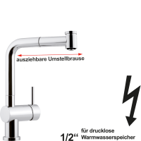 lino Spültischbatterie 1/2" ND lino Spültischbatterie 1/2" ND
