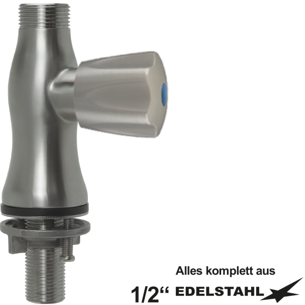 clarix Standventil-Körper V2A 1/2"