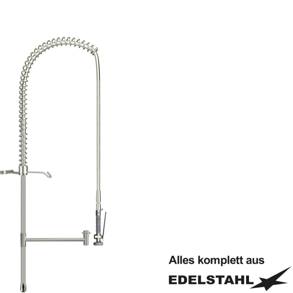 topstar Vorspülbrause-Garnitur 3/4" ÜM Edelstahl