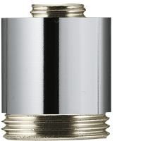 3/8" AG x 3/4" AG iØ 18 mm mit Hülse chrom 3/8" AG x 3/4" AG iØ 18 mm mit Hülse chrom