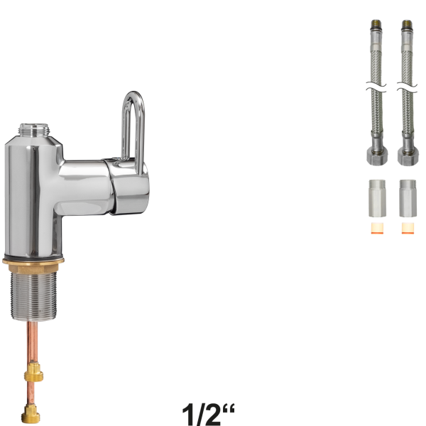 profi ELB-Körper mit Hebel 1" Stutzen 1/2" noah mit RV