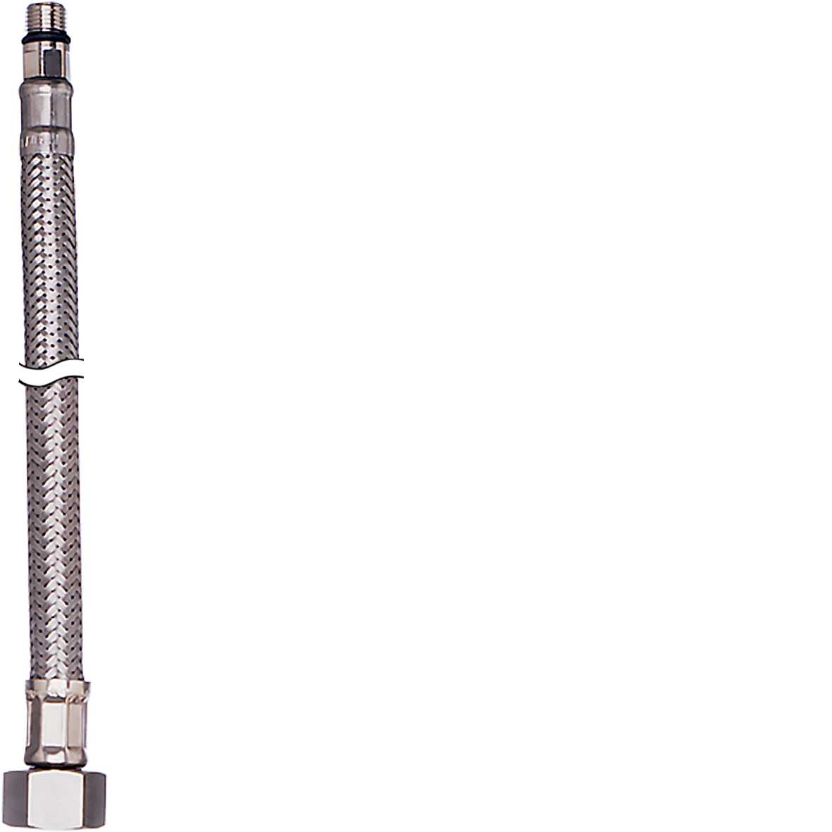 Verbindungsschlauch Ø 12 x 8 mm L 500 mm (Nippel L 17 mm) M10 x 3/8, Flexschläuche, Befestigung und Anschluss, Ersatzteile