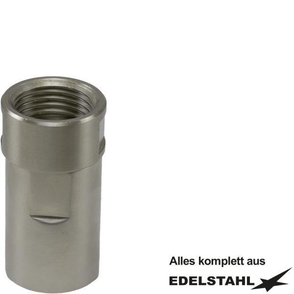 Verschraubung 20/10mm 1/2" Überwurfmutter VA