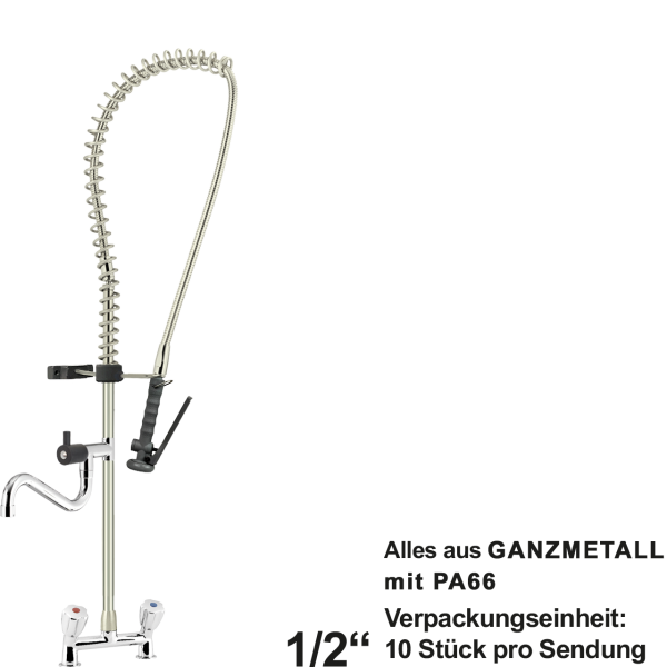 black Vorspülbrause 1/2"