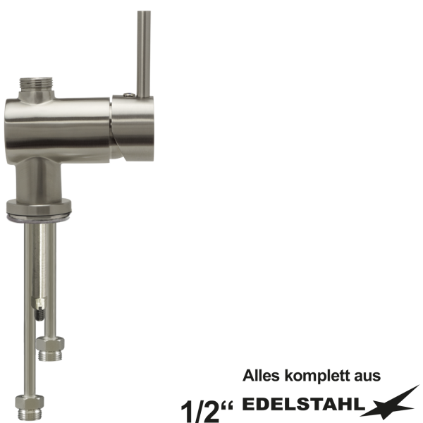 mixter ELB-Körper mit Stehbolzen 1/2" VA