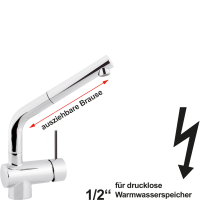 vita Spültischbatterie 1/2" vita Spültischbatterie 1/2"