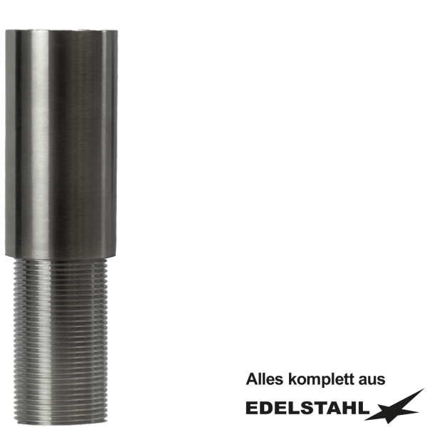 Standsäule L 100 mm 1 1/4" IG x 1" AG Gewindestutzen VA