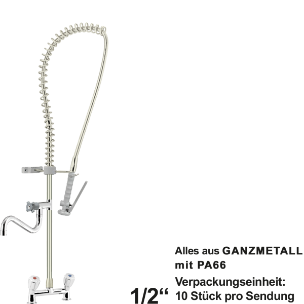 black Vorspülbrause 1/2"