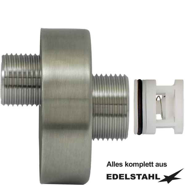 Wand-S-Anschluss 1/2" x 3/4" ± 10 mm mit RV Ø20 mm