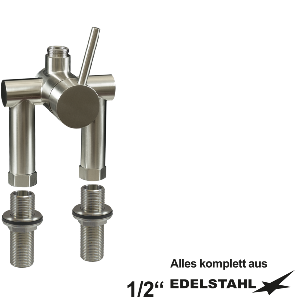 norrow Blockbatteriekörper geschraubt 3/4" ohne RV