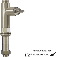 clarix STV-Körper V2A 1/2" ohne Griff clarix STV-Körper V2A 1/2" ohne Griff