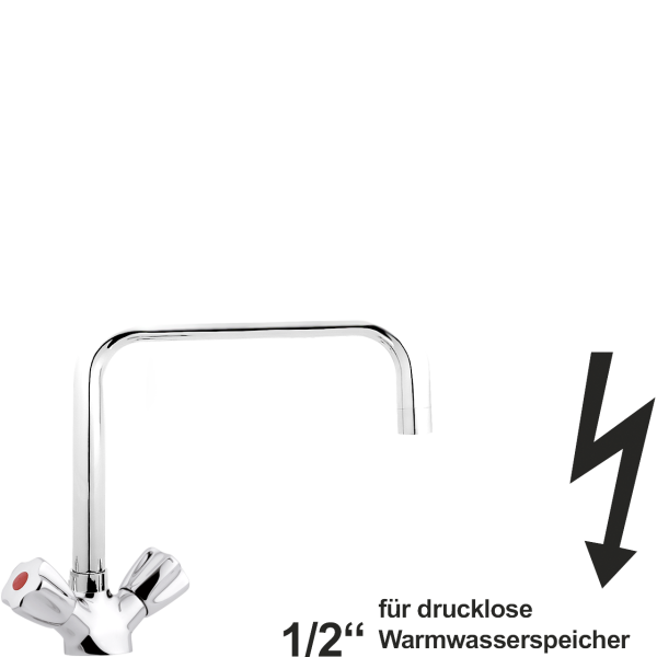 neon Spültischbatterie 1/2" ND