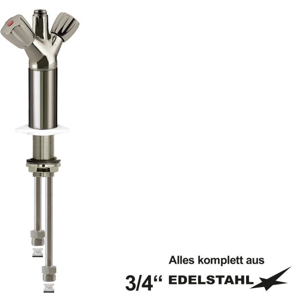 classic Einlochbatt.-körper 3/4" mit RV