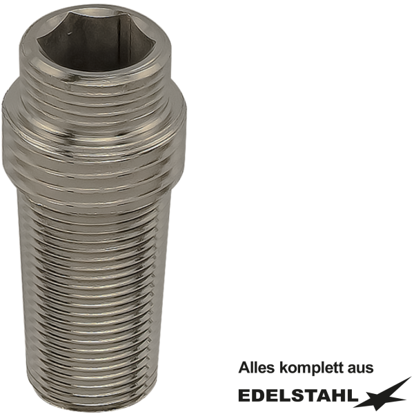 Innenschraube M22x2 AG W18x19G_L AG zu ID16mm zu A1-1380 MC