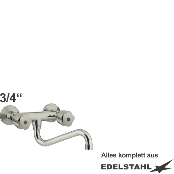 classic Wandbatterie 3/4"