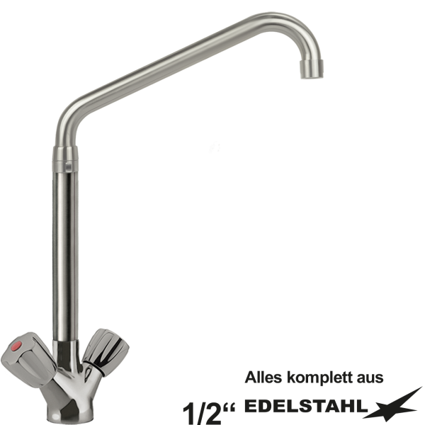 classic Einlochbatterie 1/2"