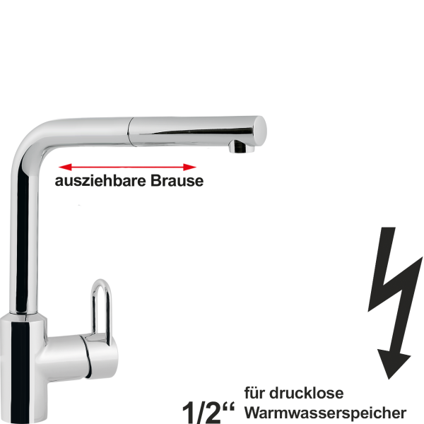 noah Spültischbatterie 1/2" ND