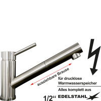 elix Spültischbatterie 1/2" ND elix Spültischbatterie 1/2" ND