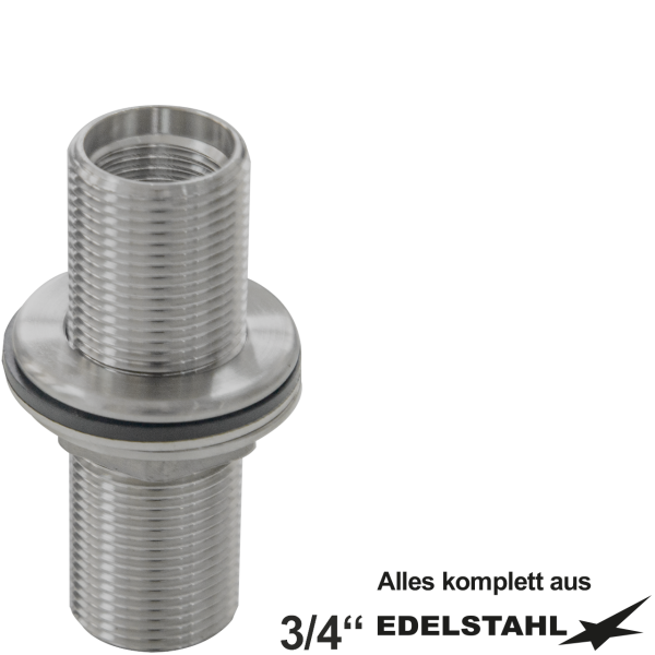 Stutzen-Adapter-Set 3/4" AG x1/2" IG V2A