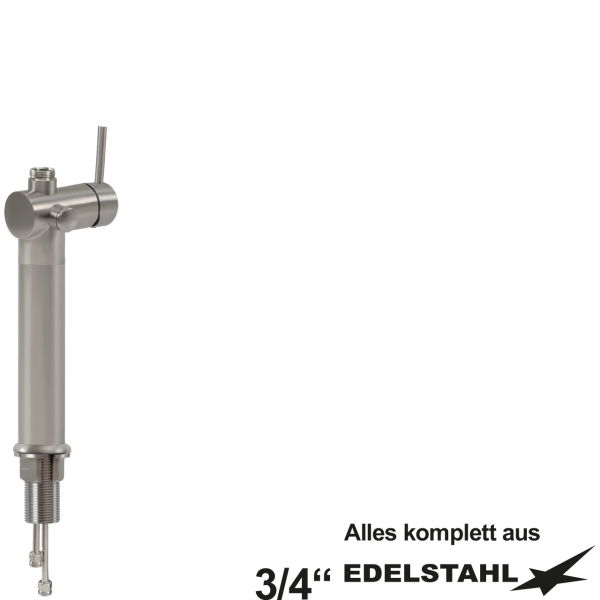 200er-Säulen-ELB-Körper 1 1/4" Stutzen 3/4" VA
