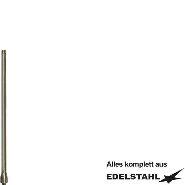 Standrohr-Baugruppe mit Adapter L550 mm V2A