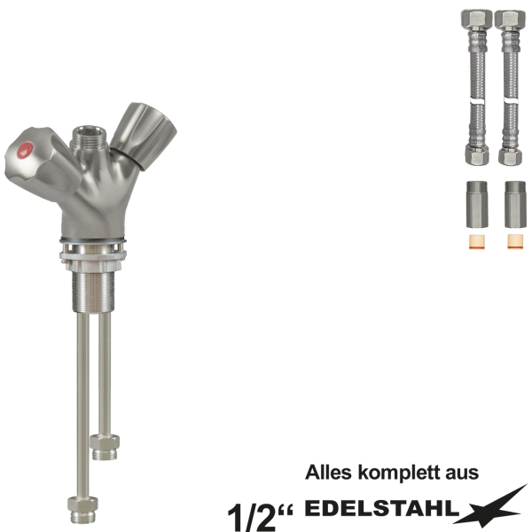 classic ELB-Körper M32x1,5 Stutzen 3/4" mit RV VA