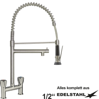 Vorschau: xeria Handspülbrause 1/2" Vorschau: xeria Handspülbrause 1/2"