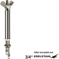 300er-Säulen-ELB-Körper 1 1/4" Stutzen 3/4" VA 300er-Säulen-ELB-Körper 1 1/4" Stutzen 3/4" VA