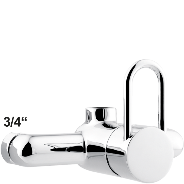 Wandbatterie-Körper 3/4" ÜM x 3/4" Abgang gesteckt