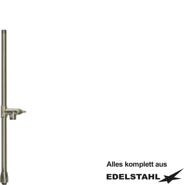 Standrohr-Baugruppe mit Adapter+Ventil L550 mm V2A Ventil