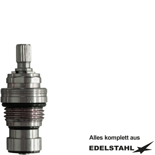 Fettkammer-Oberteil 1/2" aus Edelstahl