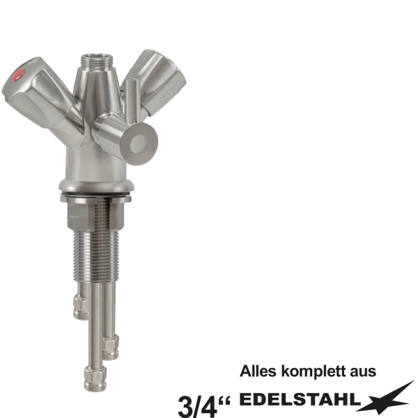 optima ELB-Baugruppe 1 1/4" Stutzen ohne Flex VA