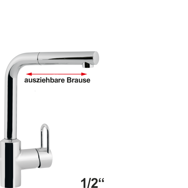 noah Spültischbatterie 1/2"