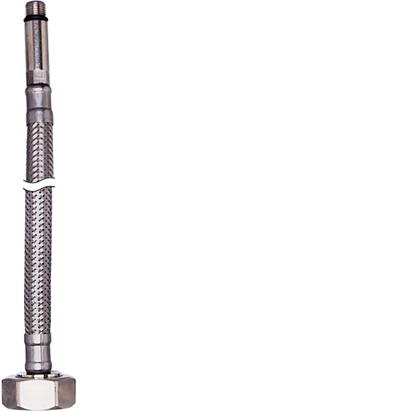 Verbindungsschlauch Ø 12 x 8 mm L 800 mm (Nippel L 37 mm) M10 x 3/4"