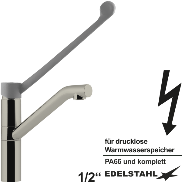 elyp Spültischbatterie 1/2" ND