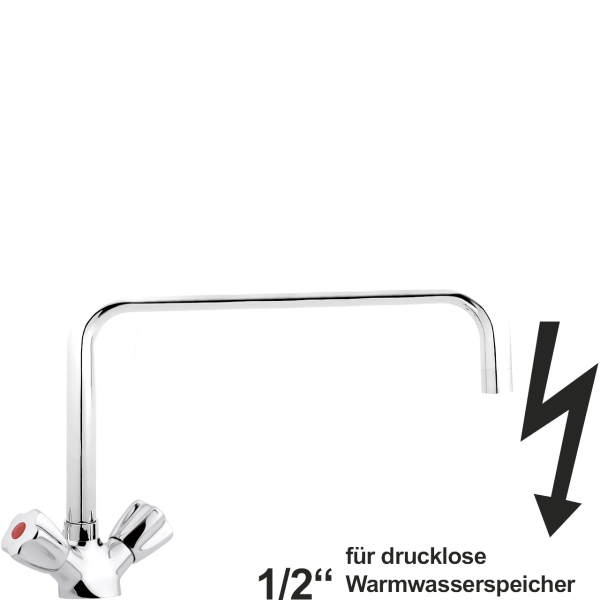 neon Spültischbatterie 1/2" ND