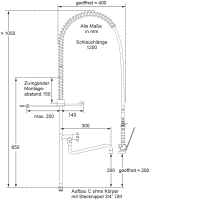 Vorschau: praxitop Vorspülbrause 1/2" Staffelpreise Vorschau: praxitop Vorspülbrause 1/2" Staffelpreise