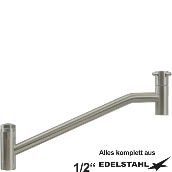 T-Ventilauslauf für A2-1280 1/2" mit Stopfen