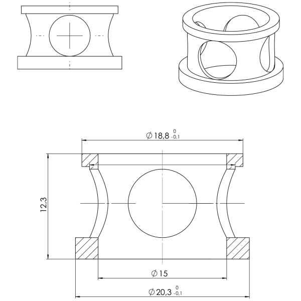 Einstellhülse zu X31.7x.C5+6