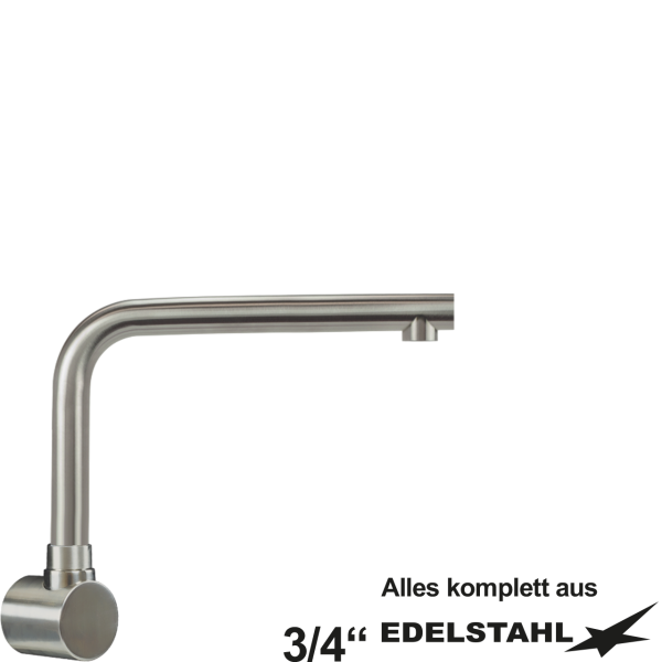 pro Wand-Rohrauslauf oben 3/4"