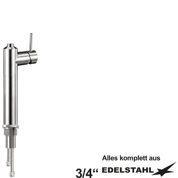 200er-Säulen-ELB-Körper 1 1/4" Stutzen 3/4" VA
