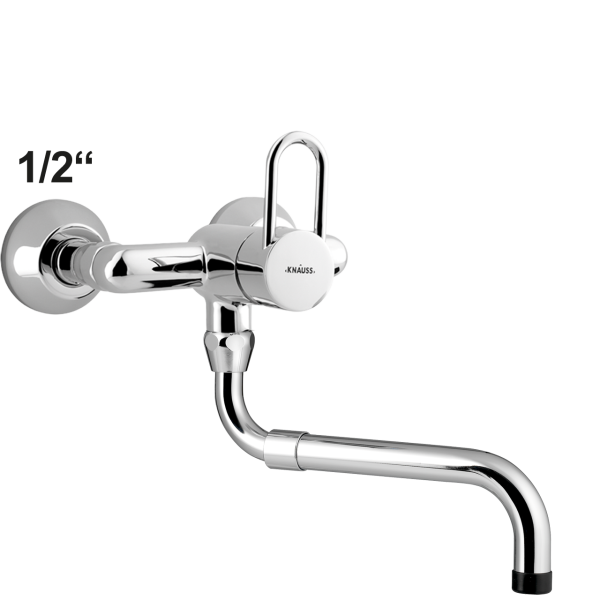 skider Wandbatterie 1/2" mit ausziehbaren Auslauf